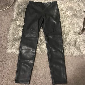 Free People leather leggings